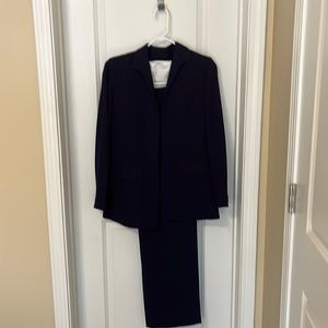 Ladies deep purple professional pant suit